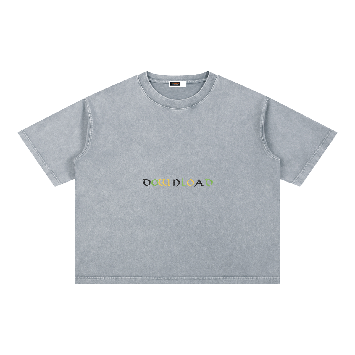 Mineral Wash Boxy Cotton T-Shirt