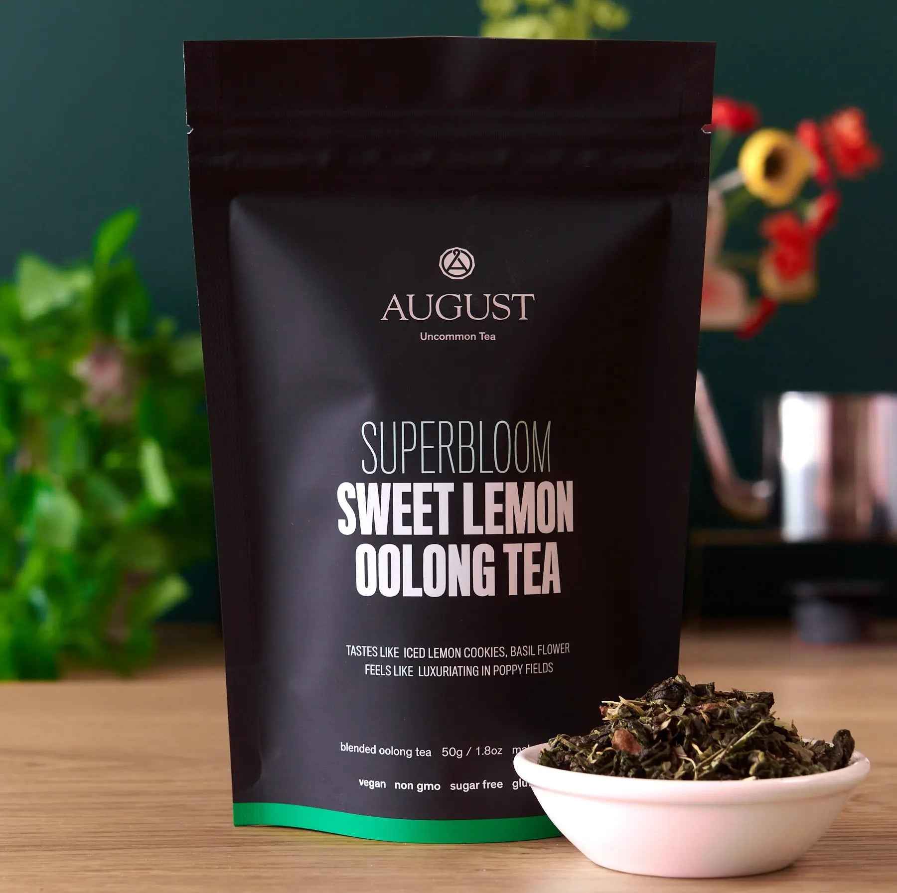 Superbloom Sweet Lemon Oolong Tea – Citrus Floral Blend | August Uncommon Tea