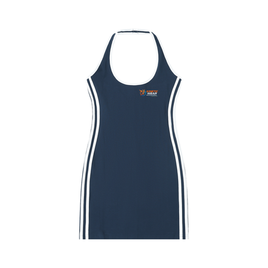 Kinetic Wear Women's Binding Tight Halter Dress