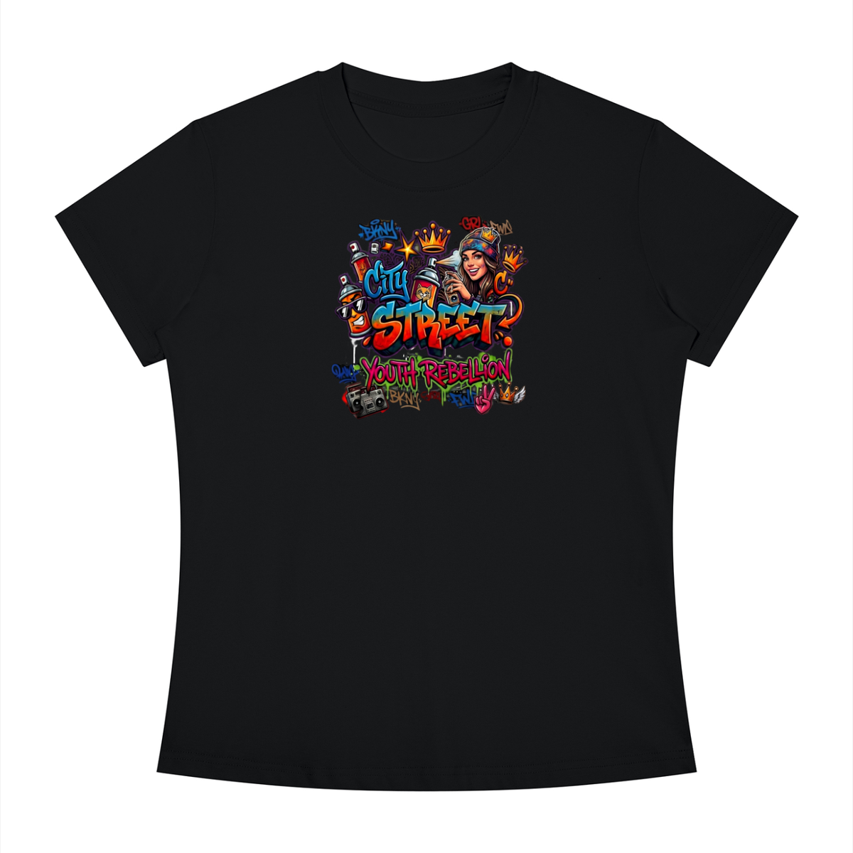 Kinetic Wear Women's Slim Fit Crewneck T-Shirt