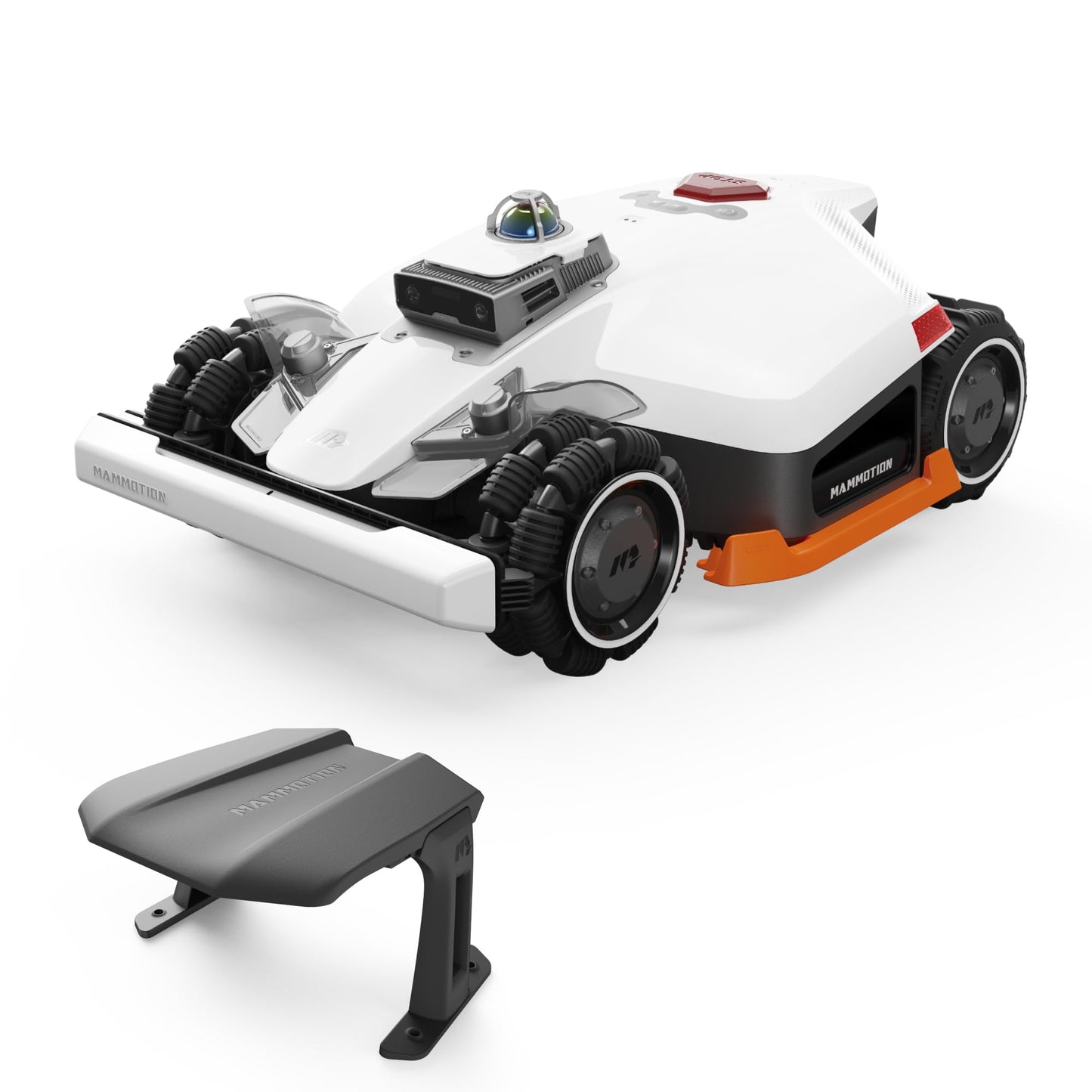 Mammotion LUBA 3 AWD 3000H Robot Lawn Mower with Garage, 0.75 Acre, 360° LiDAR+NetRTK+AI Vision, All-Wheel-Drive for 80% Slopes, 30 Multi-Zone Management, Cutting Height 2.2"-4.0"