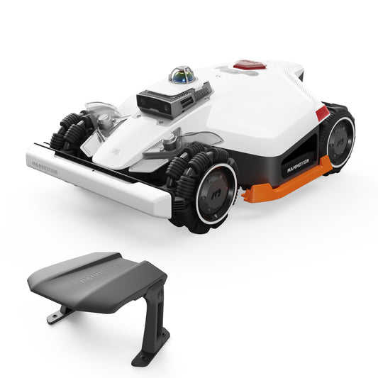 Mammotion LUBA 3 AWD 3000H Robot Lawn Mower with Garage, 0.75 Acre, 360° LiDAR+NetRTK+AI Vision, All-Wheel-Drive for 80% Slopes, 30 Multi-Zone Management, Cutting Height 2.2"-4.0"