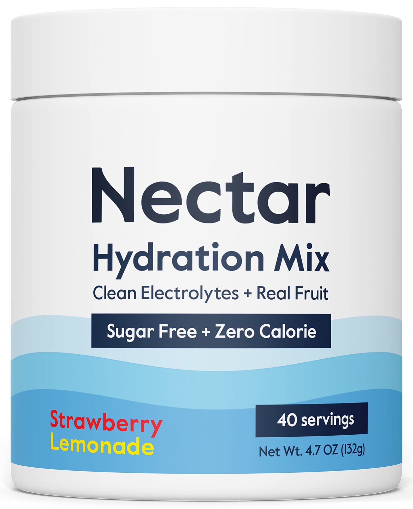 Nectar Hydration Packets - Electrolytes Powder Packets - Sugar Free & 0 Calorie - Organic Fruit Liquid Daily IV Electrolytes Powder for Dehydration Relief and Rehydration (Variety 30 Pack)