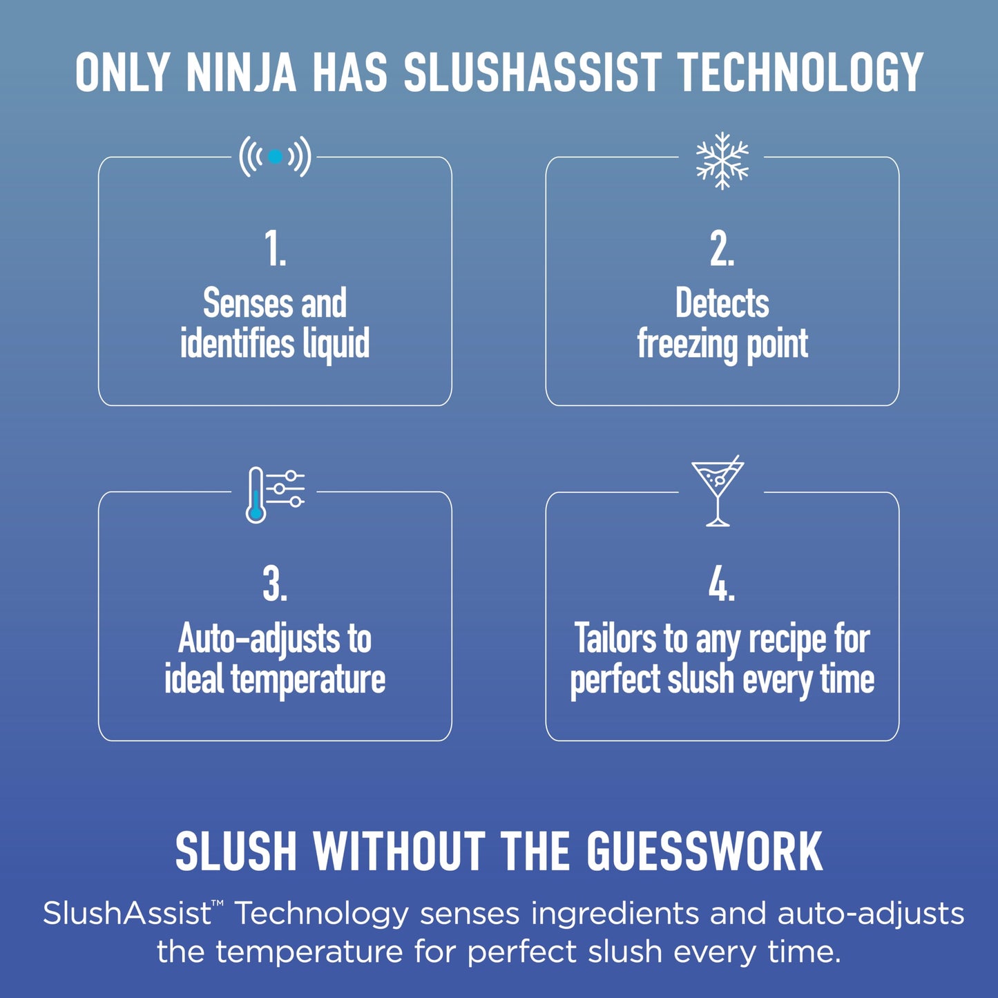Ninja SLUSHi Frozen Drink & Slushie Machine – RapidChill Technology, 88 oz, 5 Presets | FS301