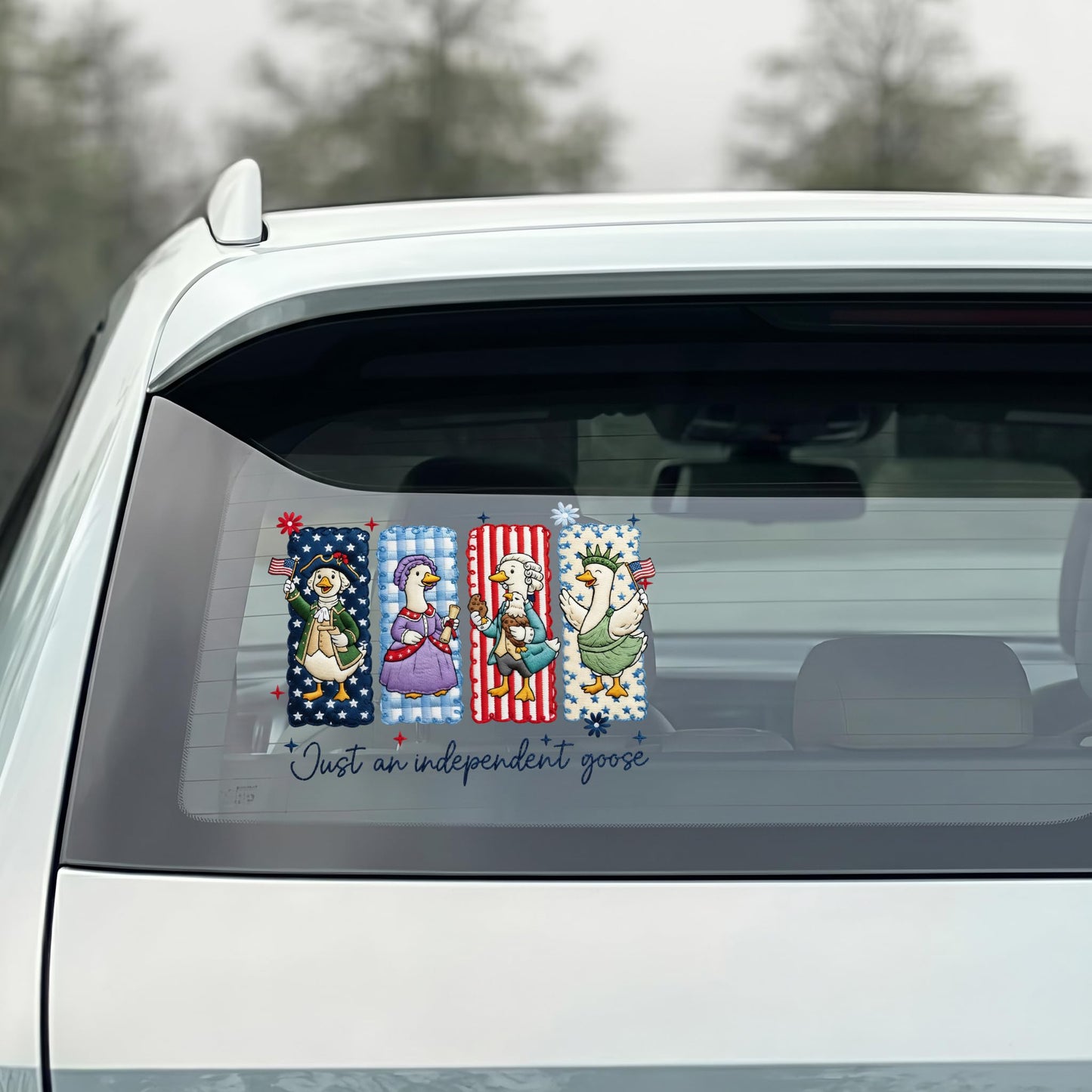 2pcs USA 250th Anniversary Merchandise - Patriotic 1776-2026 Vinyl Car Decals and Bumper Stickers for Cars, Trucks, Vehicles, 250 Years Commemorative Window Decal