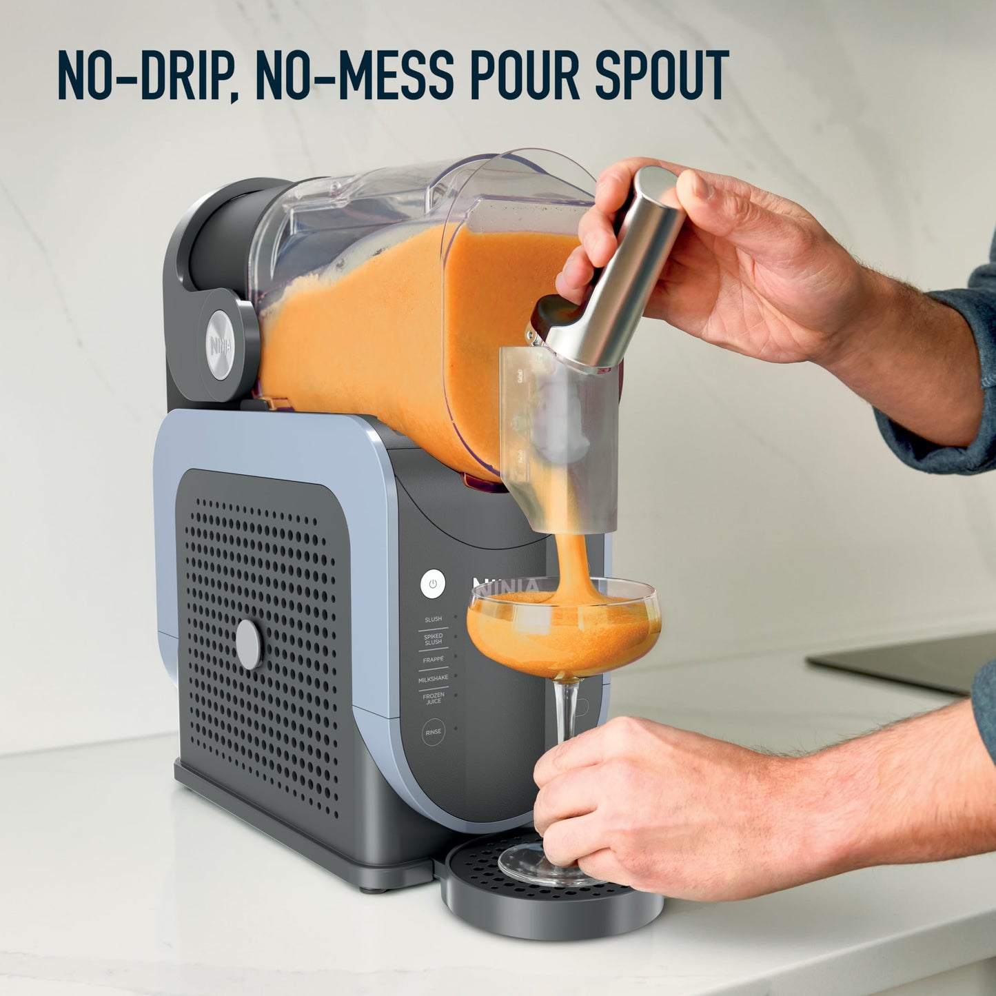 Ninja SLUSHi Frozen Drink & Slushie Machine – RapidChill Technology, 88 oz, 5 Presets | FS301