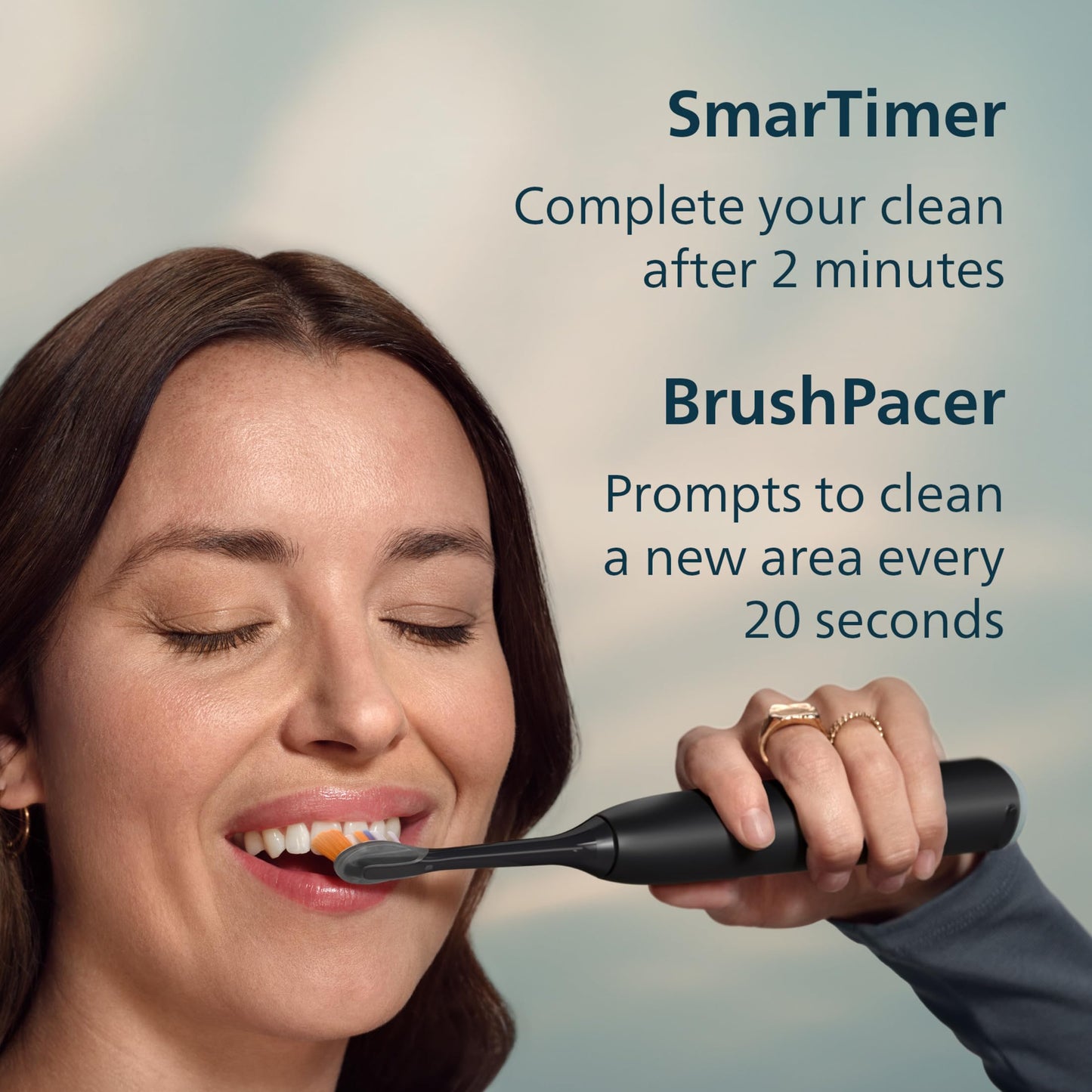 Philips Sonicare 7300 Series Electric Toothbrush with Travel Case | 4 Modes, 21-Day Battery, Pressure Sensor