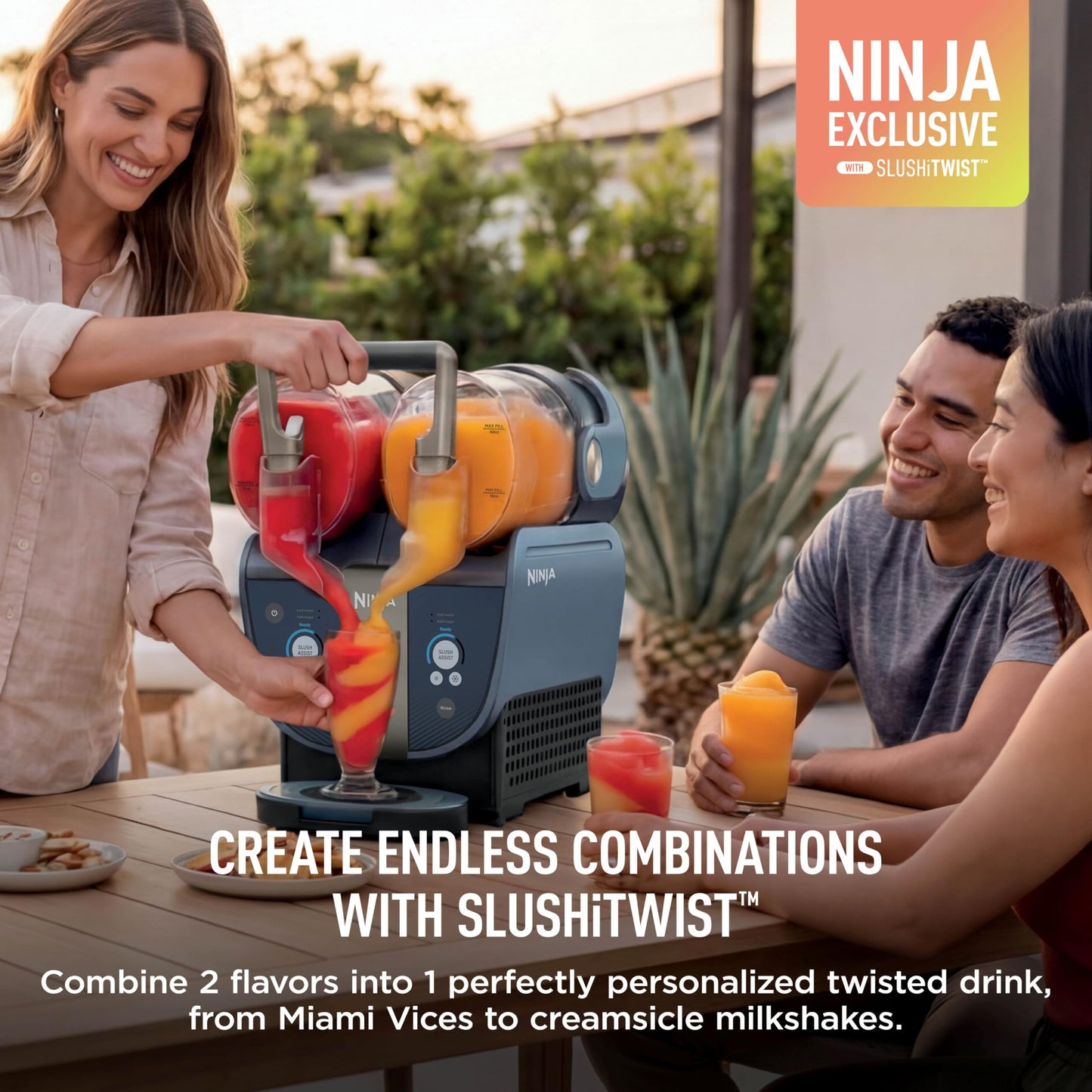 Ninja SLUSHi Frozen Drink & Slushie Machine – RapidChill Technology, 88 oz, 5 Presets | FS301