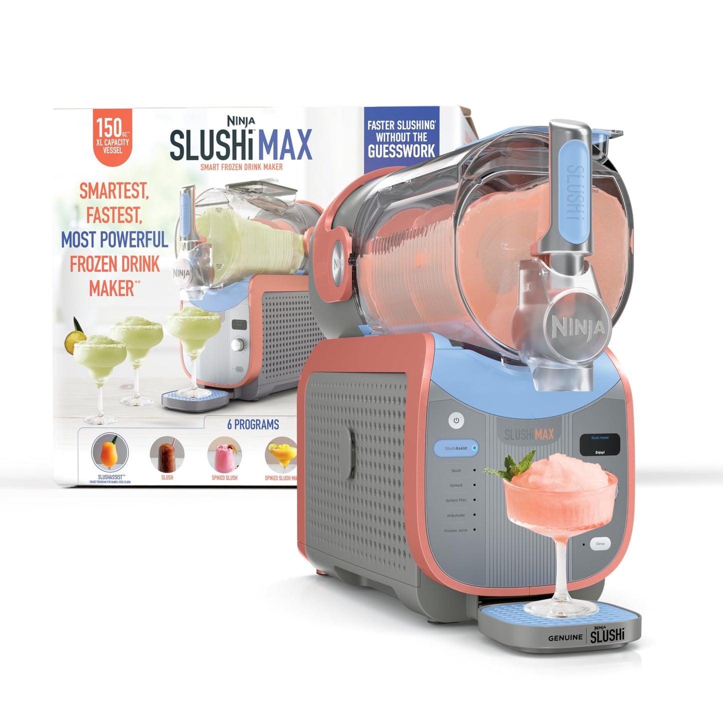 Ninja SLUSHi Frozen Drink & Slushie Machine – RapidChill Technology, 88 oz, 5 Presets | FS301