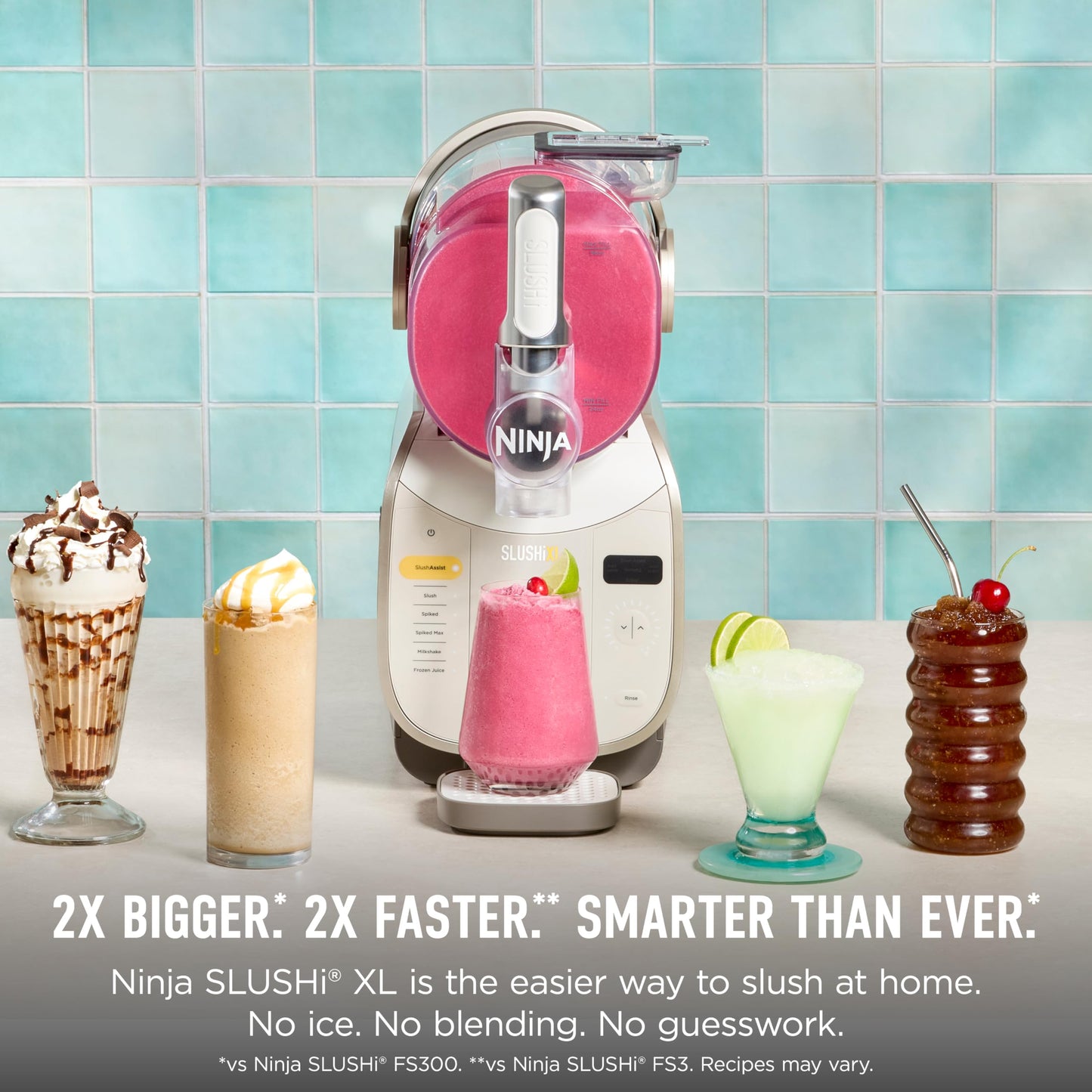 Ninja SLUSHi Frozen Drink & Slushie Machine – RapidChill Technology, 88 oz, 5 Presets | FS301