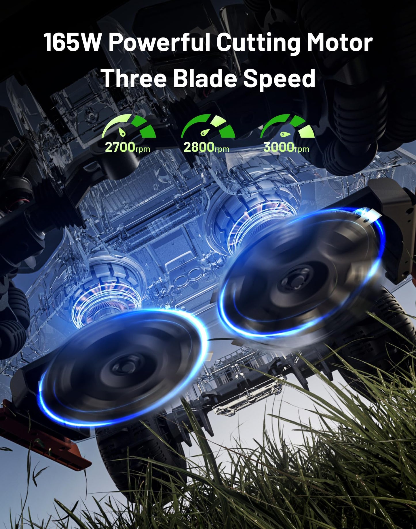 Mammotion LUBA 3 AWD 3000H Robot Lawn Mower with Garage, 0.75 Acre, 360° LiDAR+NetRTK+AI Vision, All-Wheel-Drive for 80% Slopes, 30 Multi-Zone Management, Cutting Height 2.2"-4.0"