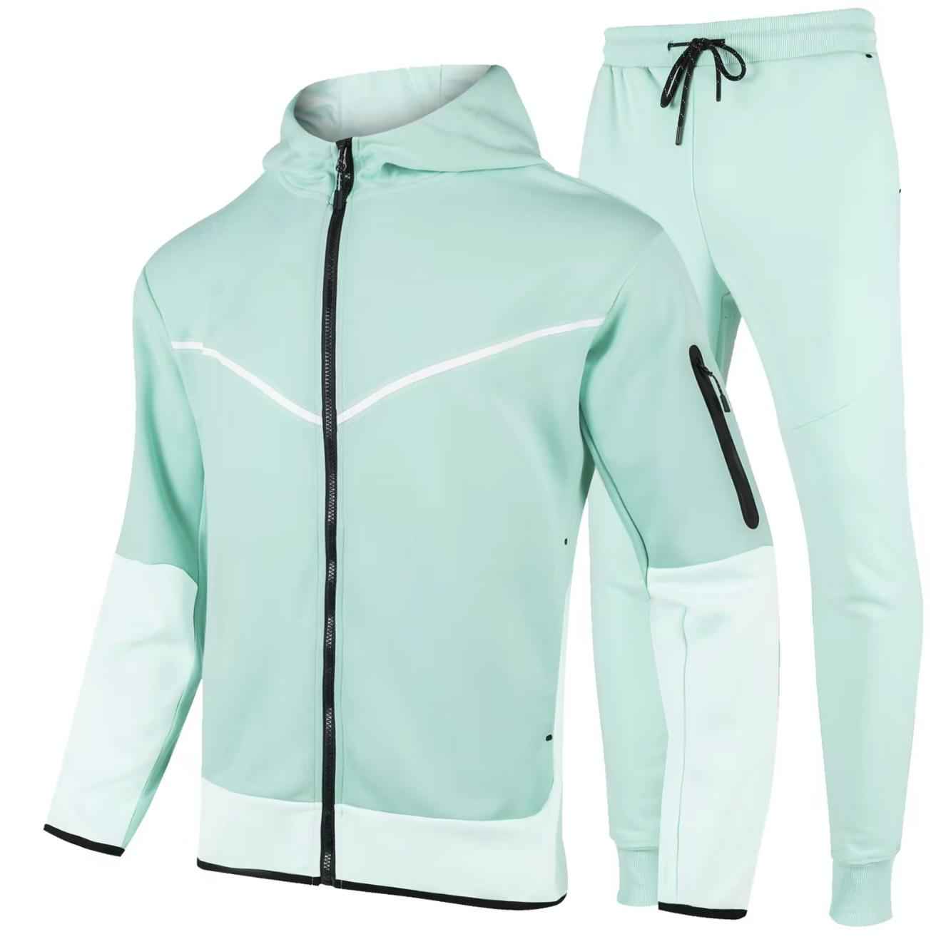 Men's Two-Tone UltraTech Fleece Athletic Tracksuit - Hoodie and Joggers