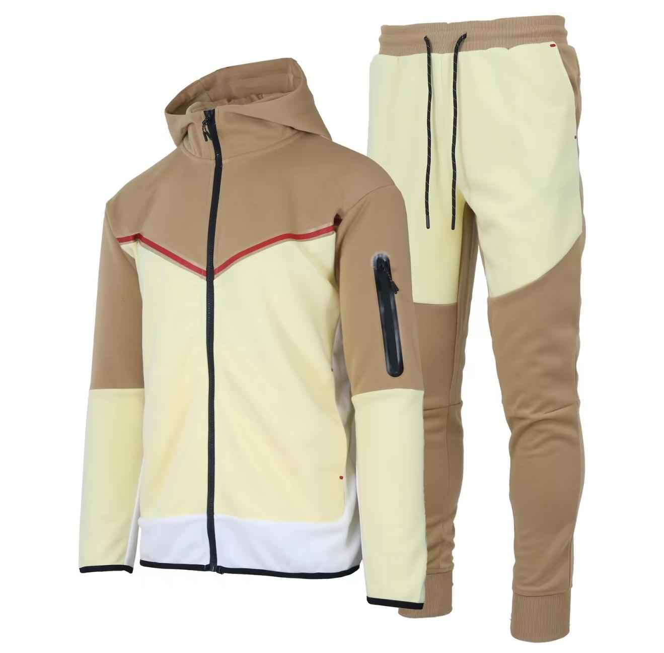 Men's Two-Tone UltraTech Fleece Athletic Tracksuit - Hoodie and Joggers