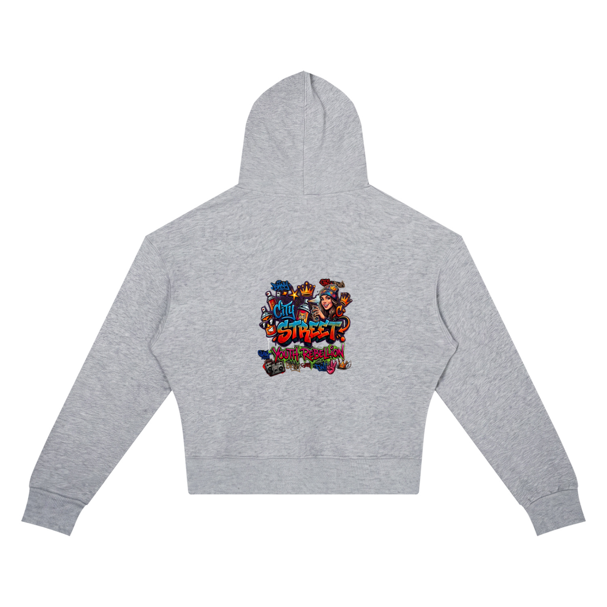 Kinetic Wear Women’s Crop Drop Shoulder Hoodie