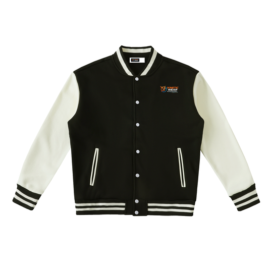 Kinetic Wear Two-Tone Fleeced Varsity Jacket