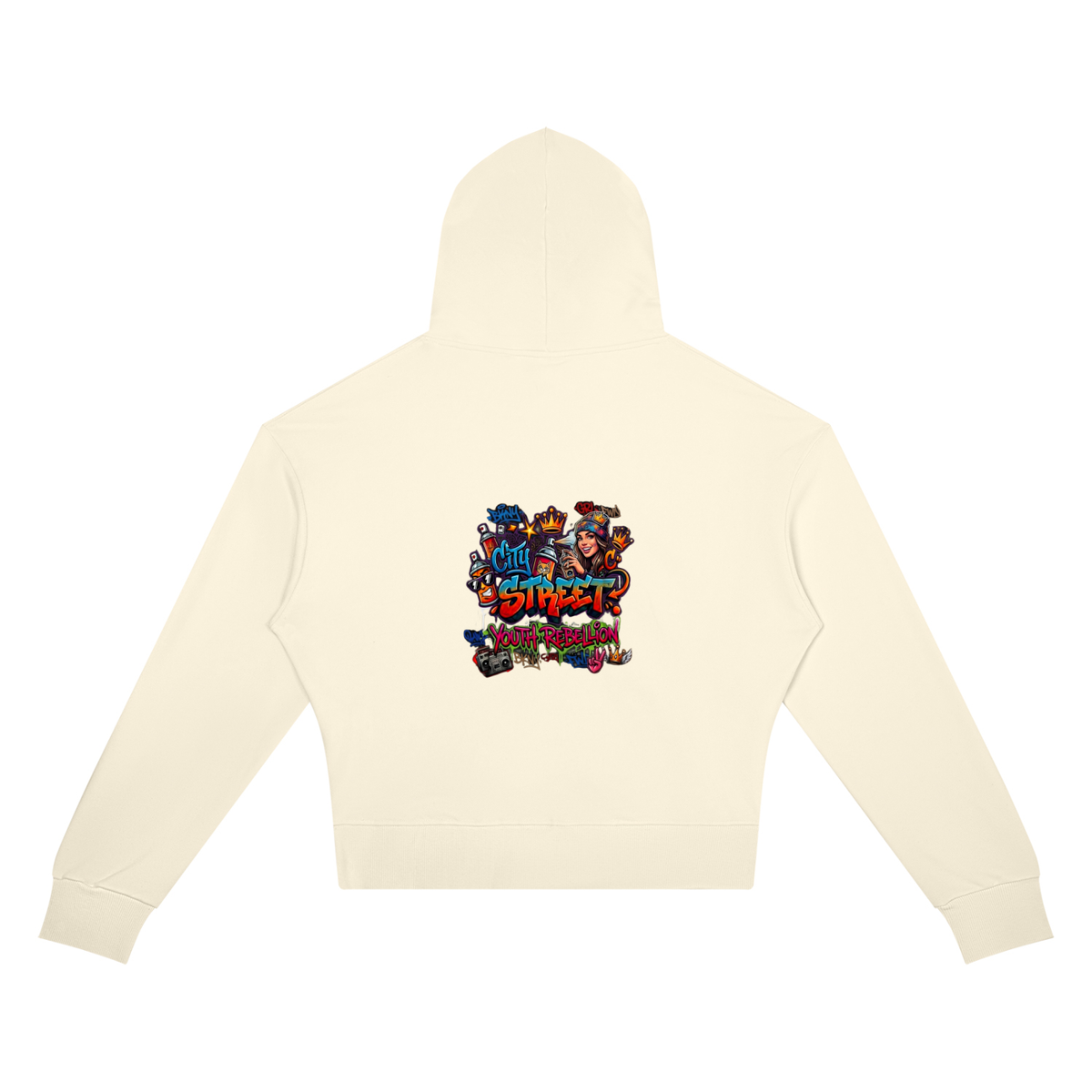 Kinetic Wear Women’s Crop Drop Shoulder Hoodie