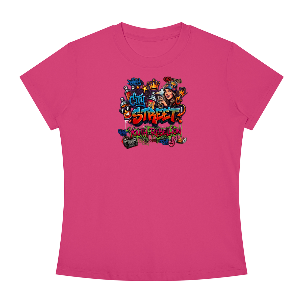 Kinetic Wear Women's Slim Fit Crewneck T-Shirt