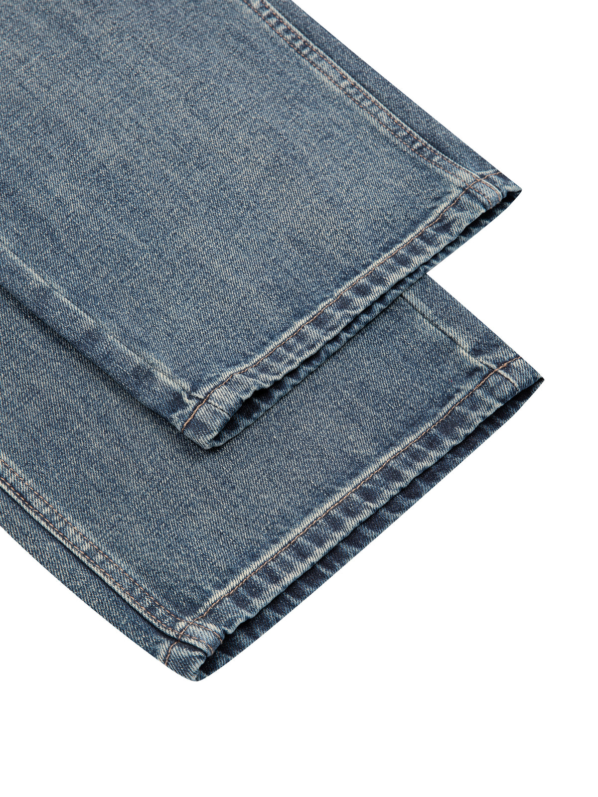 Kinetic Wear Men's Vintage Wash Straight Leg Denim Jeans